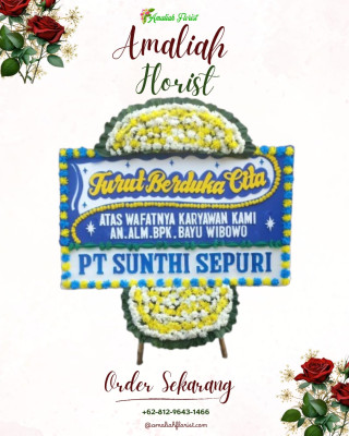Papan Bunga Duka di Bangko